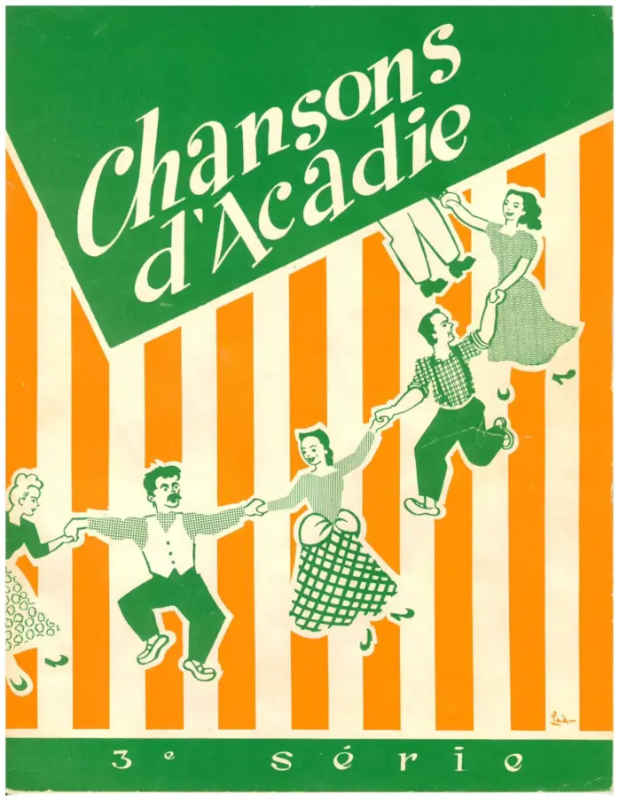 Chansons d'Acadie Cahier 3 Volume 1