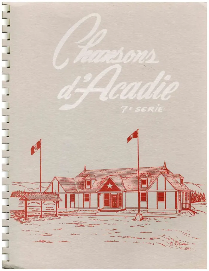 Chansons d'Acadie Cahier 7 Volume 1